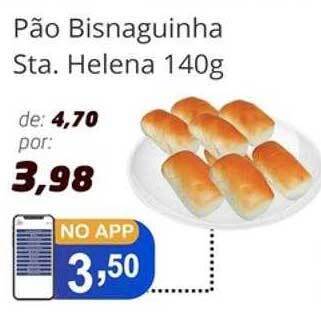 Supermercados Santa Helena Pão bisnaguinha sta. helena oferta