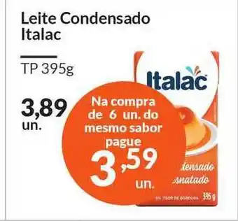 Zaffari Leite Condensado Italac 395g oferta