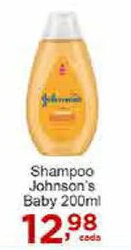 Rossi Supermercado Shampoo Johnson's Baby 200ml oferta