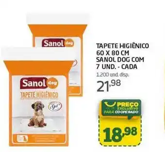 Cooper Tapete higiênico sanol dog com - cada oferta