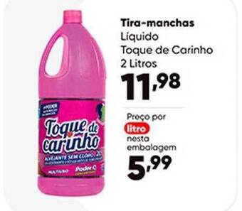 Zaffari Tira-manchas liquido toque de carinho oferta