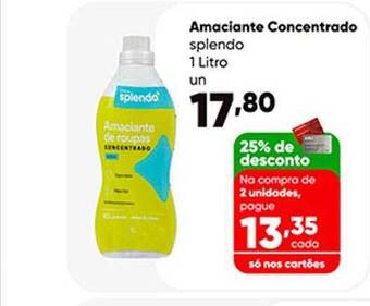 Zaffari Amaciante concentrado splendo oferta