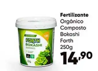 Fertilizante orgânico composto bokashi forth
