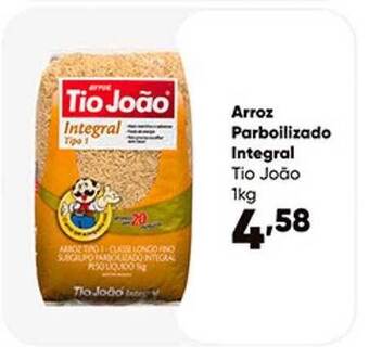 Zaffari Arroz parboilizado integral tio joão oferta