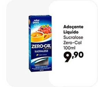 Adoçante liquido sucralose zero-cal