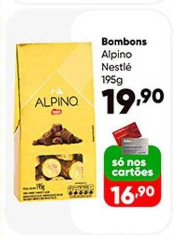 Zaffari Bombons alpino nestlé oferta