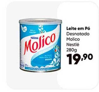 Zaffari Leite em pó desnatado molico nestlé oferta