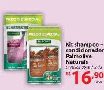 Kit shampoo + condicionador palmolive naturals