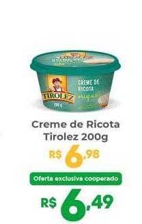 Coocerqui Creme de ricota tirolez oferta
