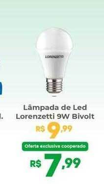 Coocerqui Lâmpada de led lorenzetti 9w bivolt oferta