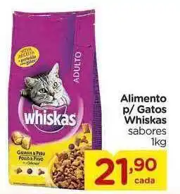 Carrefour Alimento P Gatos Whiskas 1kg oferta