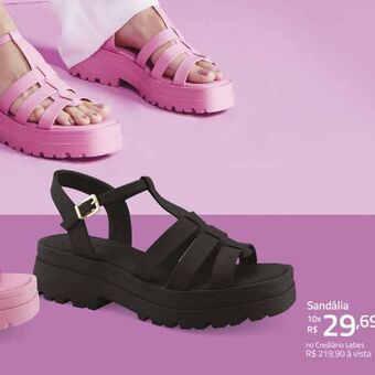 Lojas Lebes Sandália oferta