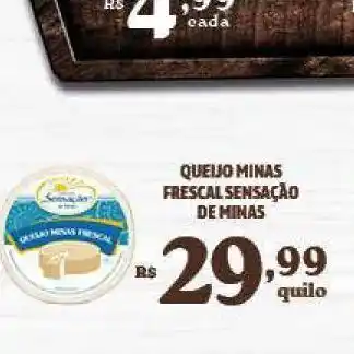 Bahamas Supermercados Queijo minas oferta