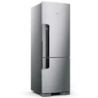 Refrigerador consul cre44bk frost free com evox e freezer embaixo 397l - inox