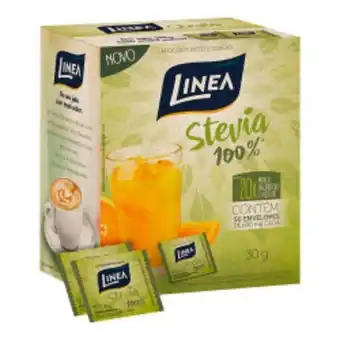 Rede Compras Adoçante em po linea 6g stevia c/50 envelopes oferta