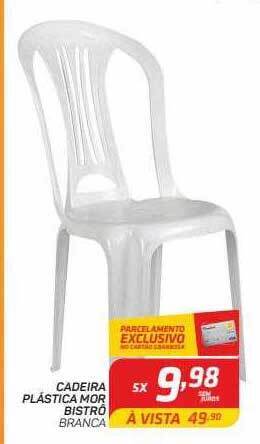 GBarbosa Cadeira plástica mor bistrô oferta