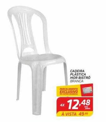 GBarbosa Cadeira plástica mor bistrô oferta