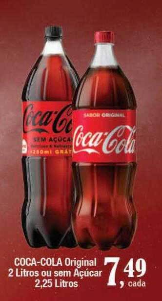Supermercados Unidos Coca-cola original ou sem açucar oferta