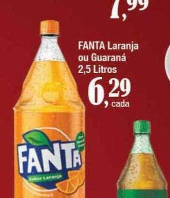 Supermercados Unidos Fanta laranja ou guaraná oferta
