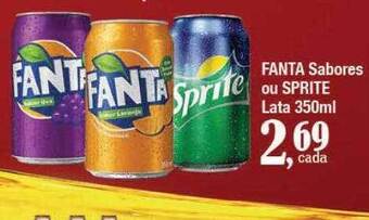 Supermercados Unidos Fanta sabores ou sprite oferta