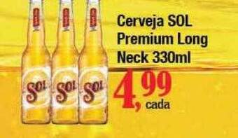 Supermercados Unidos Cerveja sol premium long neck oferta