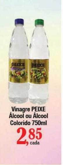 Supermercados Unidos Vinagre peixe álcool ou álcool colorido oferta