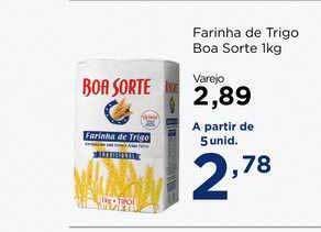 Apoio Mineiro Farinha De Trigo Boa Sorte 1kg oferta