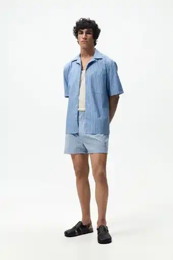 ZARA Camisa listrada x javier s. medina oferta