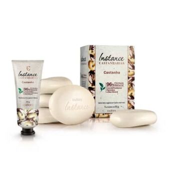 Combo castanharias castanha creme para mãos + sabonete