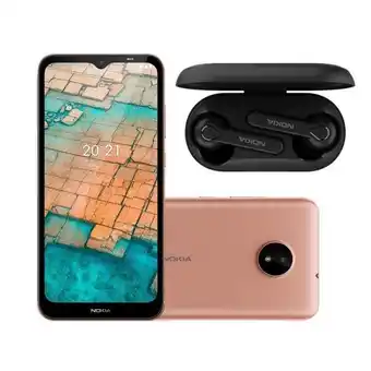 Carrefour Smartphone nokia c20 32gb 2gb ram nk039 + fone s/fio earbuds oferta