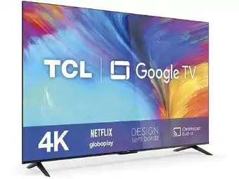 Carrefour Smart tv 50 4k uhd tcl google assistente 50p635 bluetooth oferta