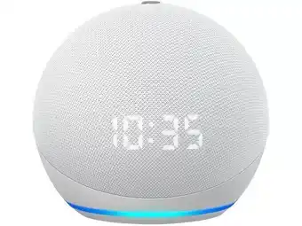 Carrefour Echo dot 4ª geração smart speaker com alexa e relógio branco oferta