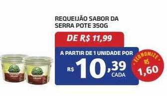 Requeijão sabor da serra pote