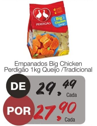 Supermercado Dalben Empanados Big Chicken Perdigao 1kg Queijo/ Tradicional oferta