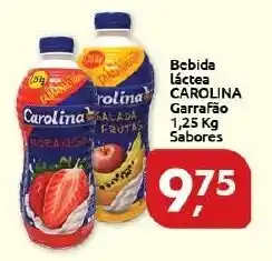 Supermercados Nori Bebida Lactea Carolina garrafao 1.25kg Sabores oferta