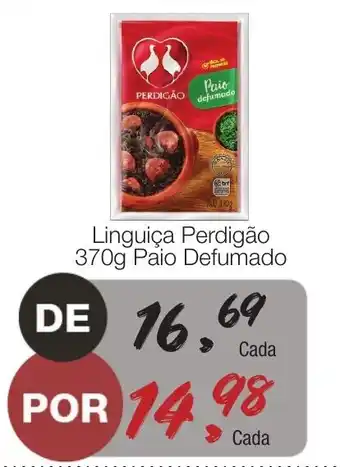 Supermercado Dalben Linguica Perdigao 370g Paio Defumado oferta