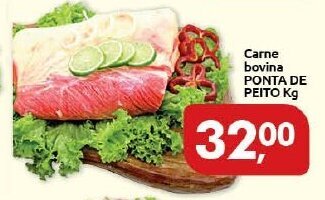 Supermercados Nori Carne Bovina Ponta de Peito 1kg oferta