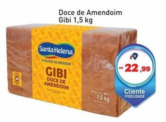 Tonin Superatacado Doce de amendoim gibi 1,5 kg oferta