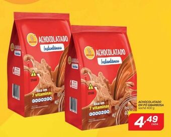 GBarbosa Achocolatado em pó gbarbosa 400g oferta