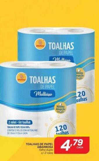 Toalhas de papel gbarbosa