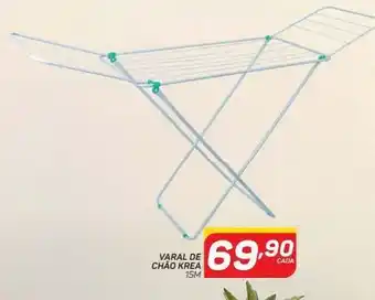 GBarbosa Varal de chão krea 15m oferta