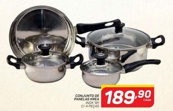GBarbosa Conjunto de panelas krea oferta