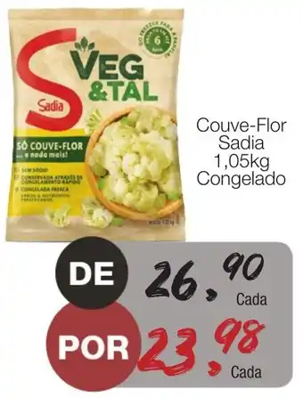 Supermercado Dalben Couve Flor Sadia 1.05kg congelado oferta