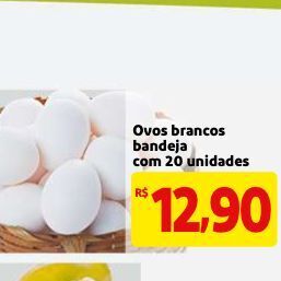 Mercado Extra Ovos brancos oferta