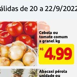 Mercado Extra Cebola ou tomate oferta