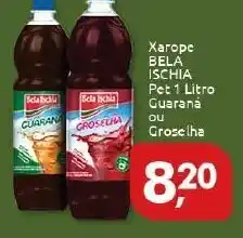 Xarope Bela Ischia pet 1L Guarana ou Groselha