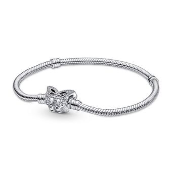 Pandora Bracelete pandora moments_fecho de borboleta oferta