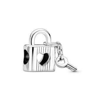 Pandora Charm cadeado e chave de coracao oferta