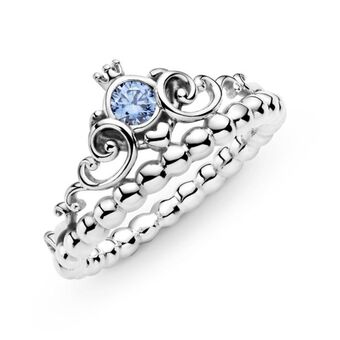 Anel disney tiara da cinderela