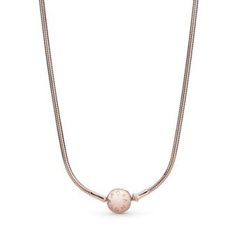 Pandora Colar pandora essence ouro rose oferta